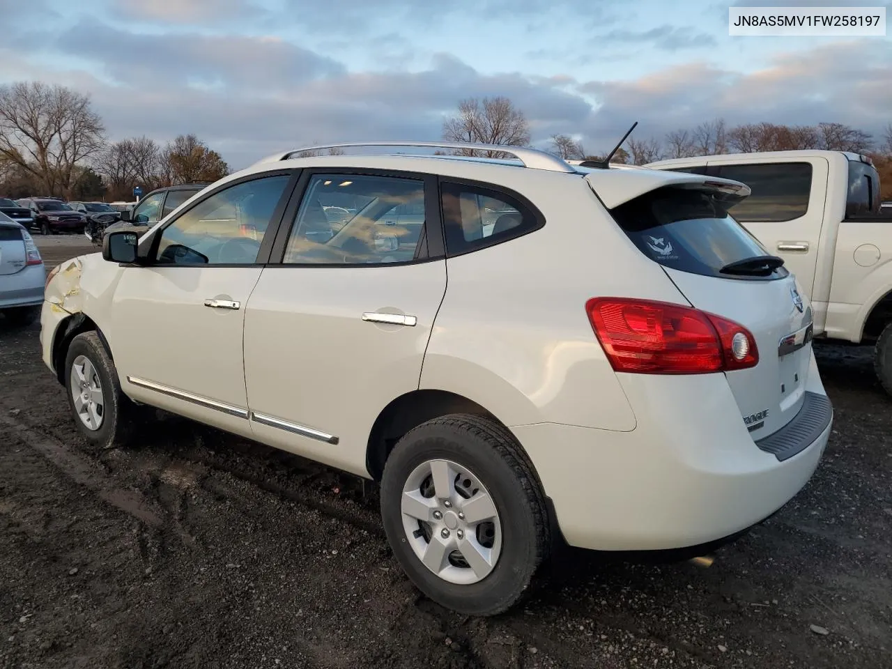 2015 Nissan Rogue Select S VIN: JN8AS5MV1FW258197 Lot: 79718884