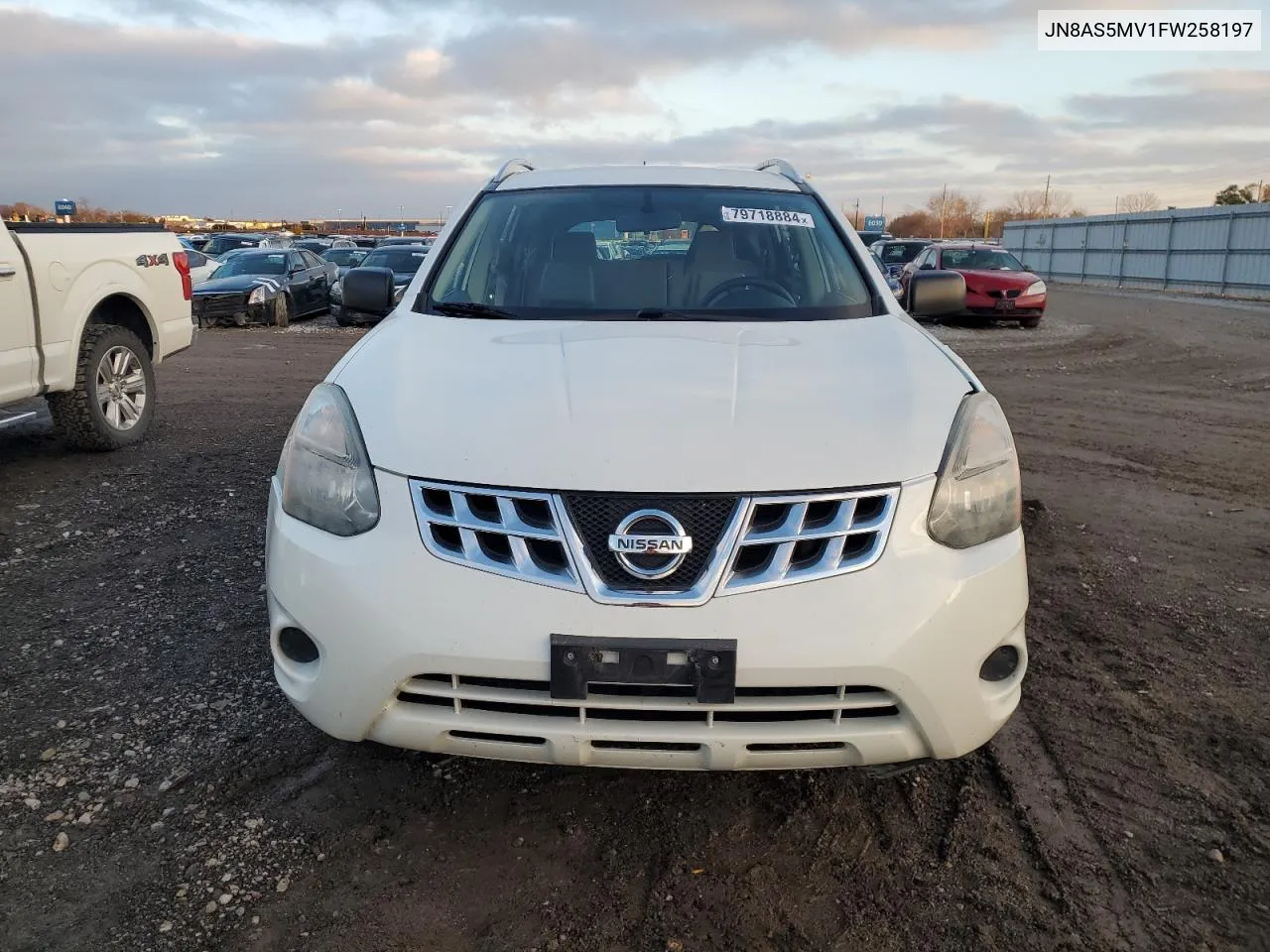 2015 Nissan Rogue Select S VIN: JN8AS5MV1FW258197 Lot: 79718884