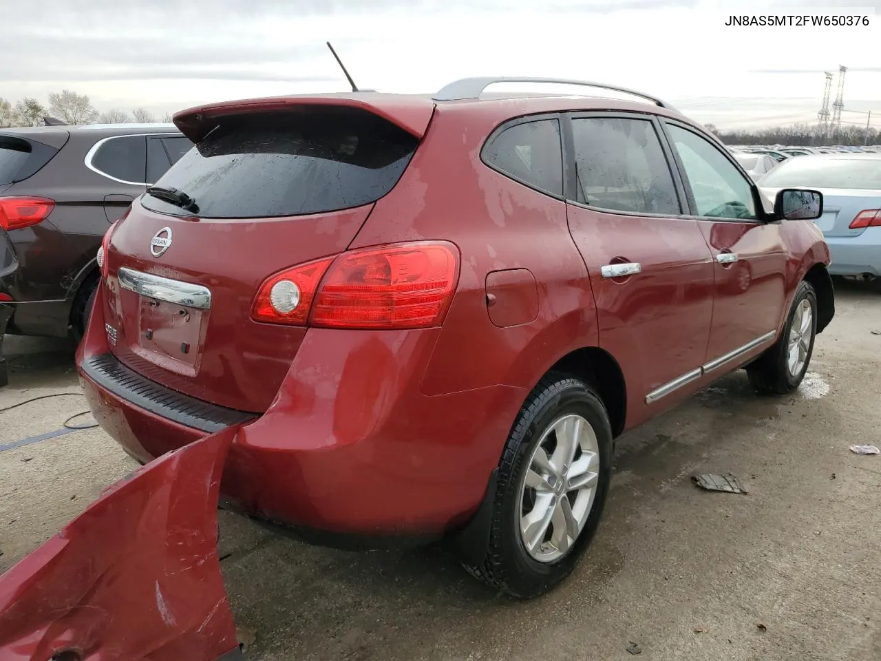 2015 Nissan Rogue Select S VIN: JN8AS5MT2FW650376 Lot: 80273914