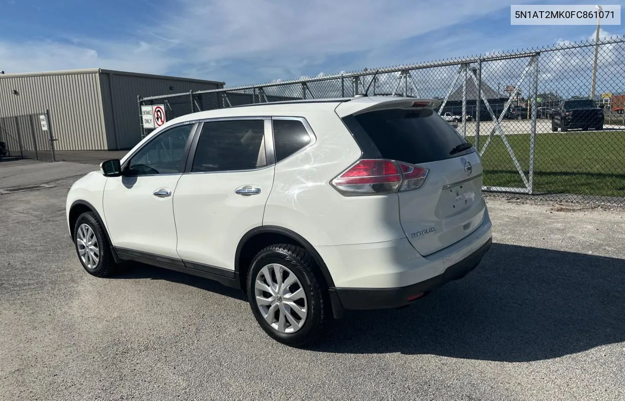 2015 Nissan Rogue S VIN: 5N1AT2MK0FC861071 Lot: 80315354