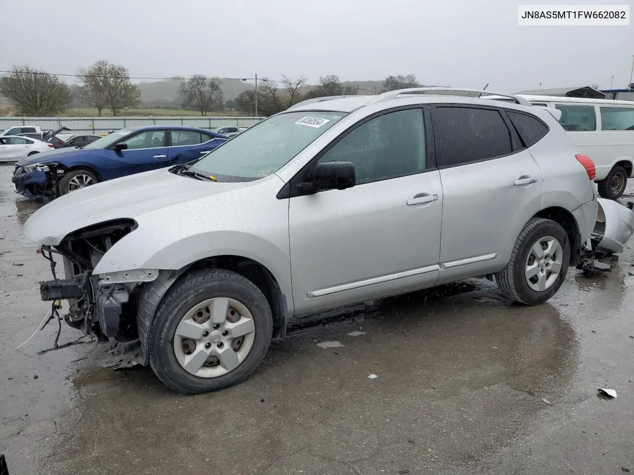 2015 Nissan Rogue Select S VIN: JN8AS5MT1FW662082 Lot: 80360554