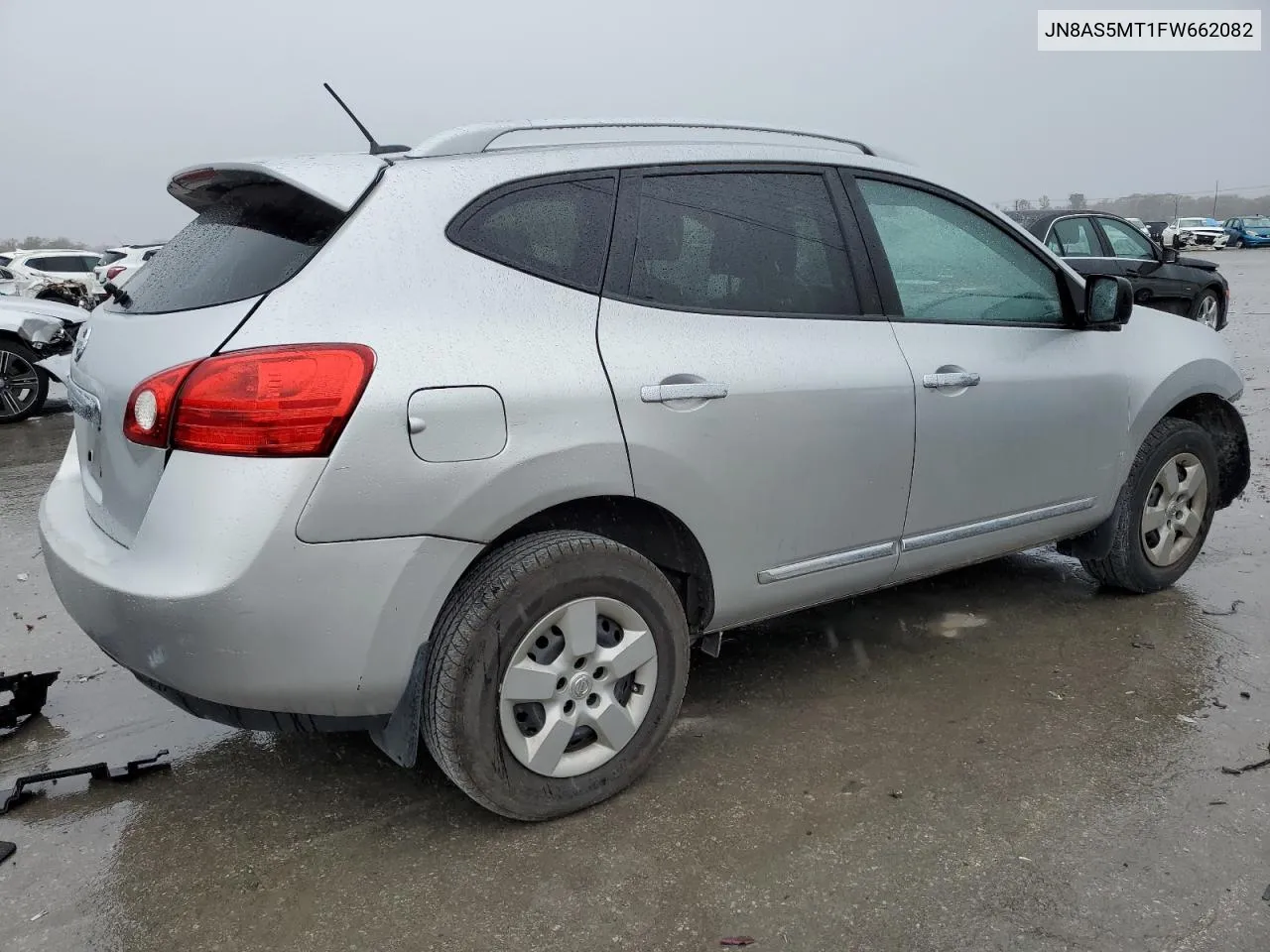 2015 Nissan Rogue Select S VIN: JN8AS5MT1FW662082 Lot: 80360554