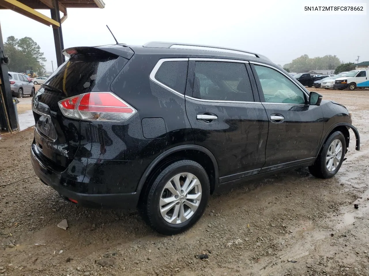 2015 Nissan Rogue S VIN: 5N1AT2MT8FC878662 Lot: 80450504