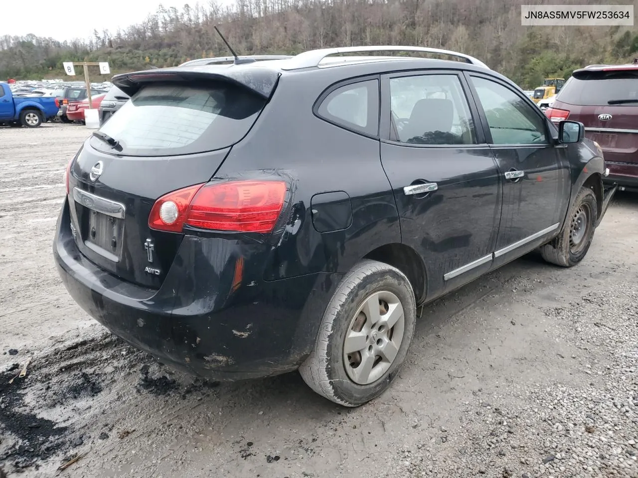 2015 Nissan Rogue Select S VIN: JN8AS5MV5FW253634 Lot: 80908134