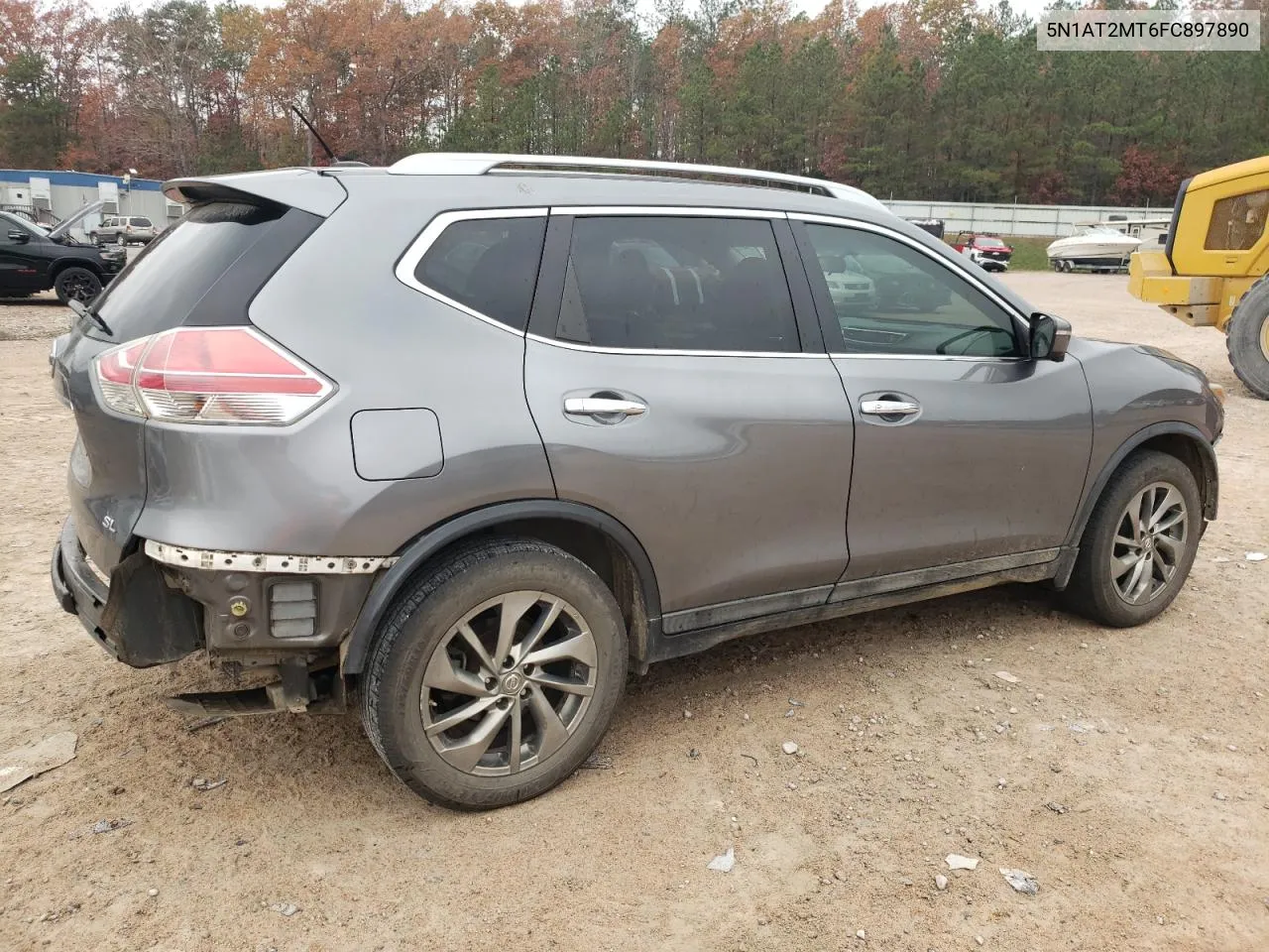 2015 Nissan Rogue S VIN: 5N1AT2MT6FC897890 Lot: 81038354