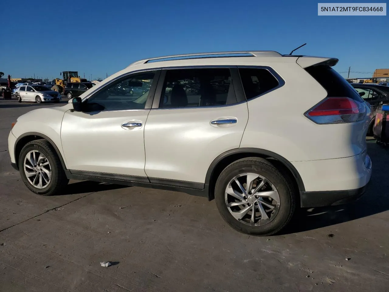 2015 Nissan Rogue S VIN: 5N1AT2MT9FC834668 Lot: 81832514