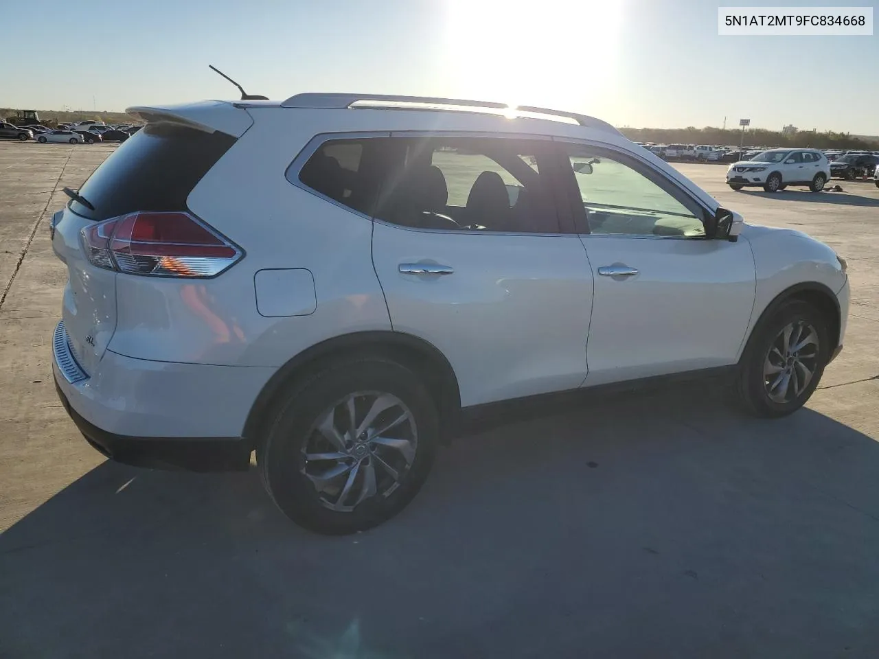 2015 Nissan Rogue S VIN: 5N1AT2MT9FC834668 Lot: 81832514