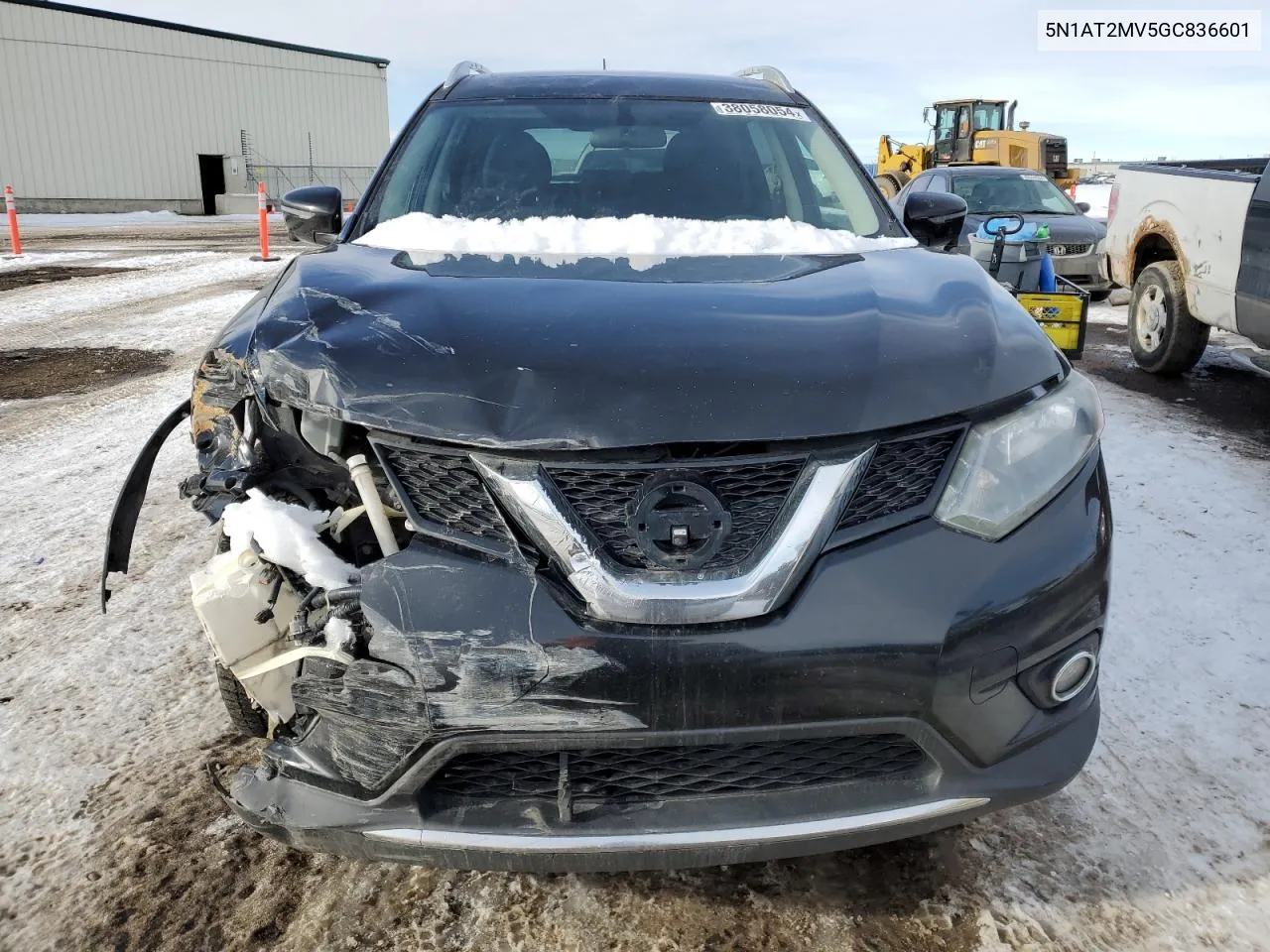 2016 Nissan Rogue S VIN: 5N1AT2MV5GC836601 Lot: 38058054