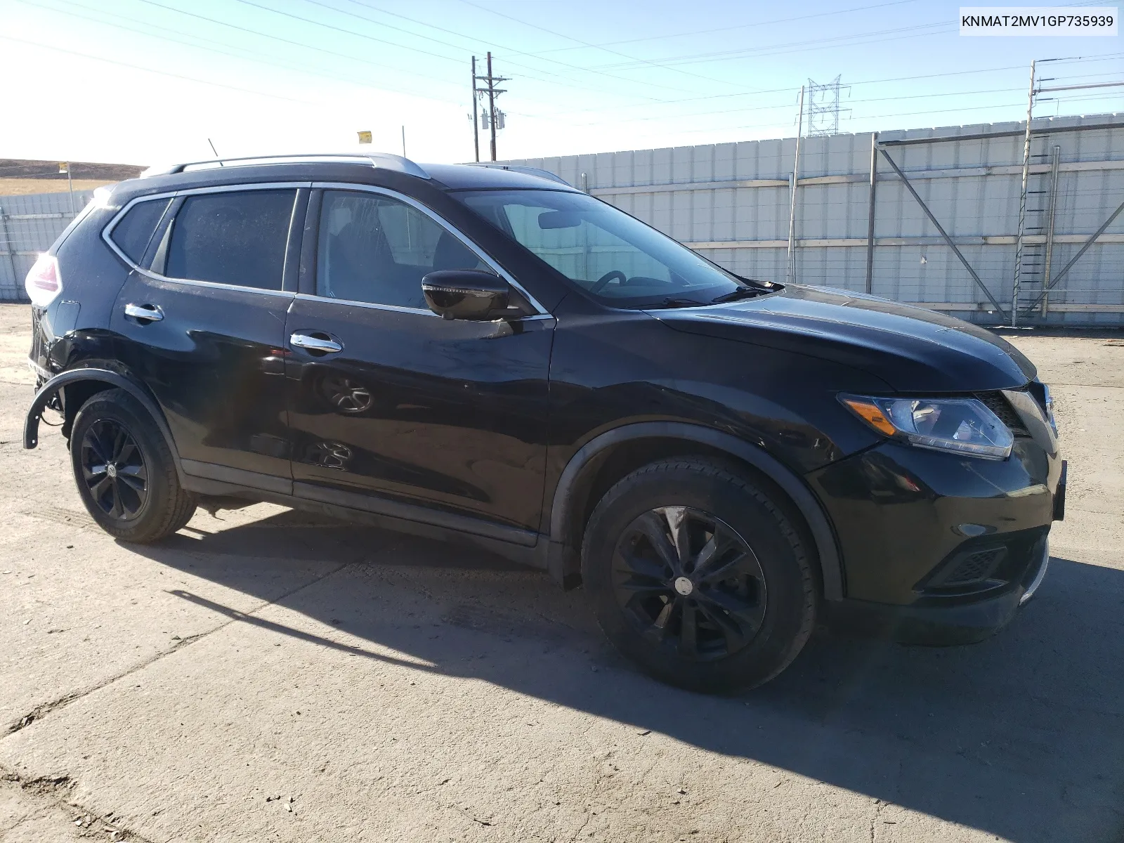 KNMAT2MV1GP735939 2016 Nissan Rogue S