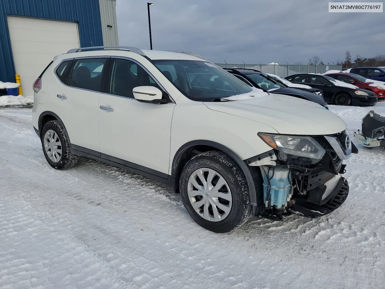 2016 Nissan Rogue S VIN: 5N1AT2MV8GC776197 Lot: 42882864