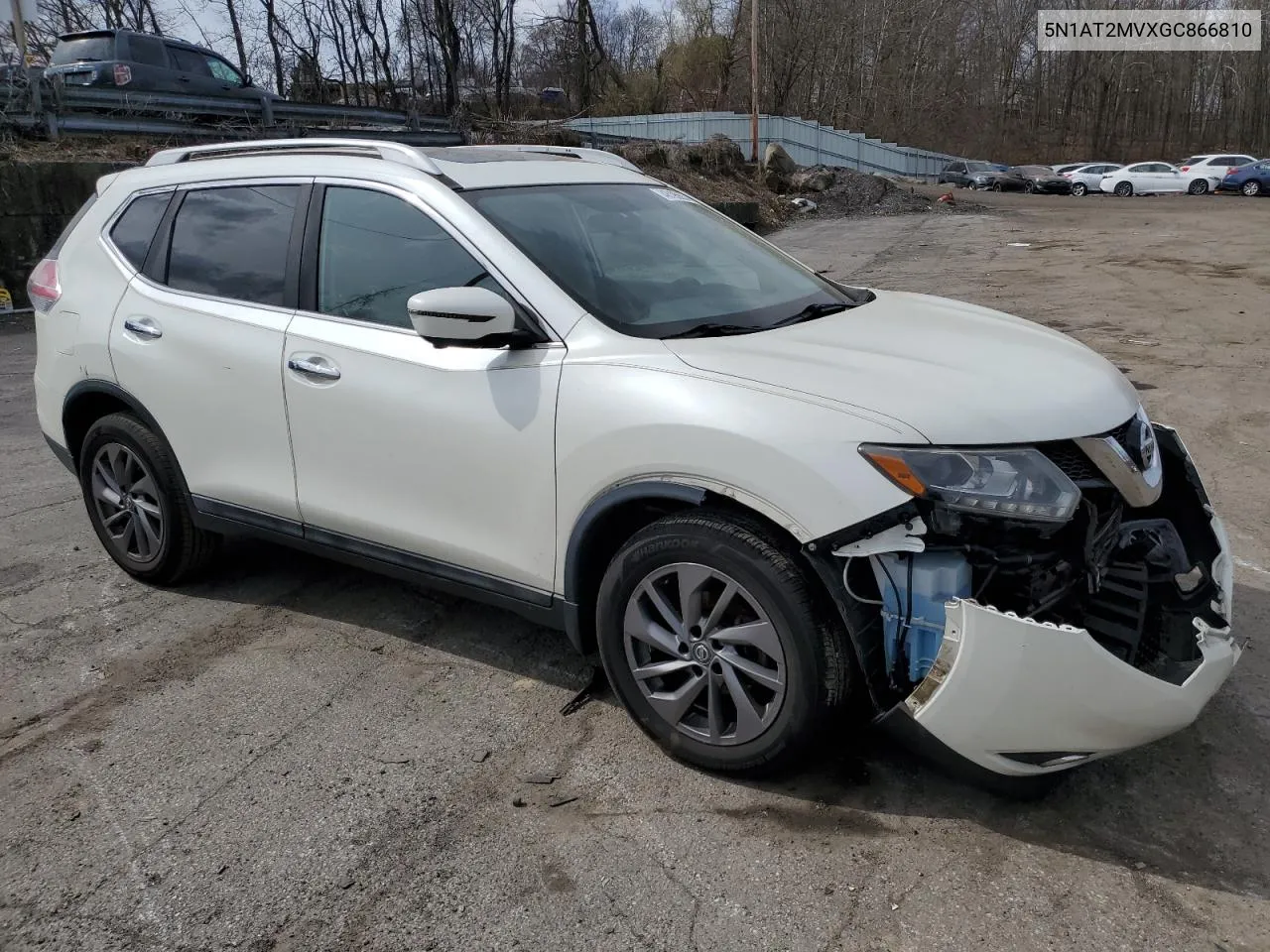 2016 Nissan Rogue S VIN: 5N1AT2MVXGC866810 Lot: 46195554