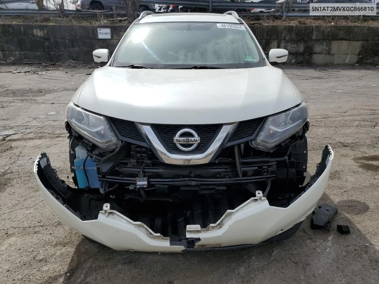 2016 Nissan Rogue S VIN: 5N1AT2MVXGC866810 Lot: 46195554