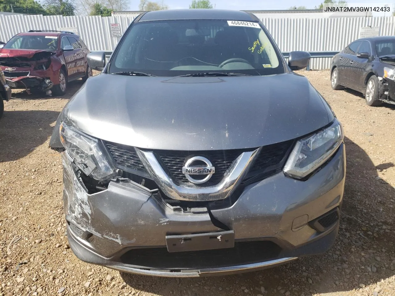 JN8AT2MV3GW142433 2016 Nissan Rogue S