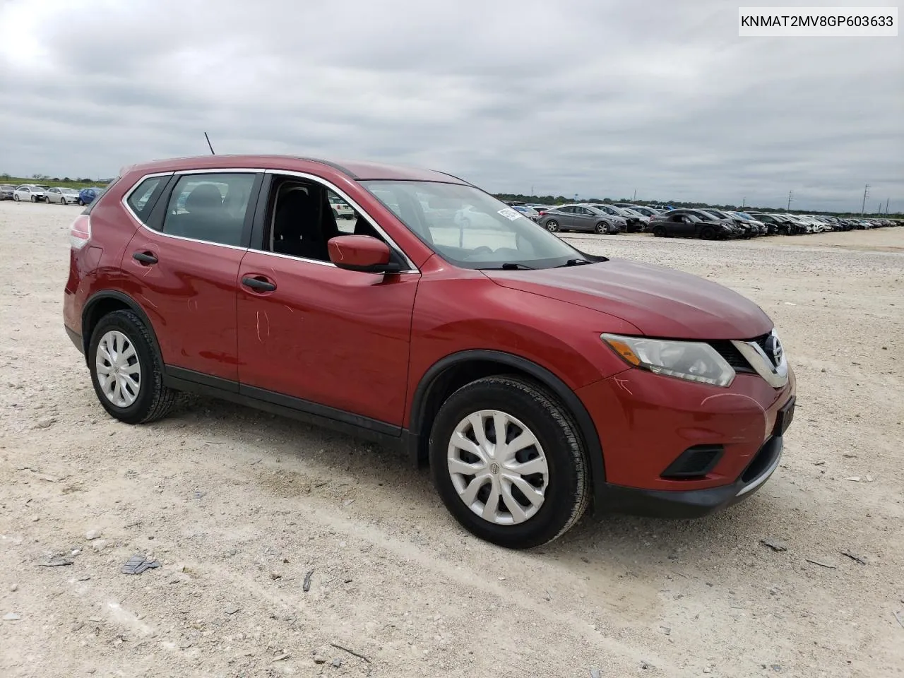 2016 Nissan Rogue S VIN: KNMAT2MV8GP603633 Lot: 47502114