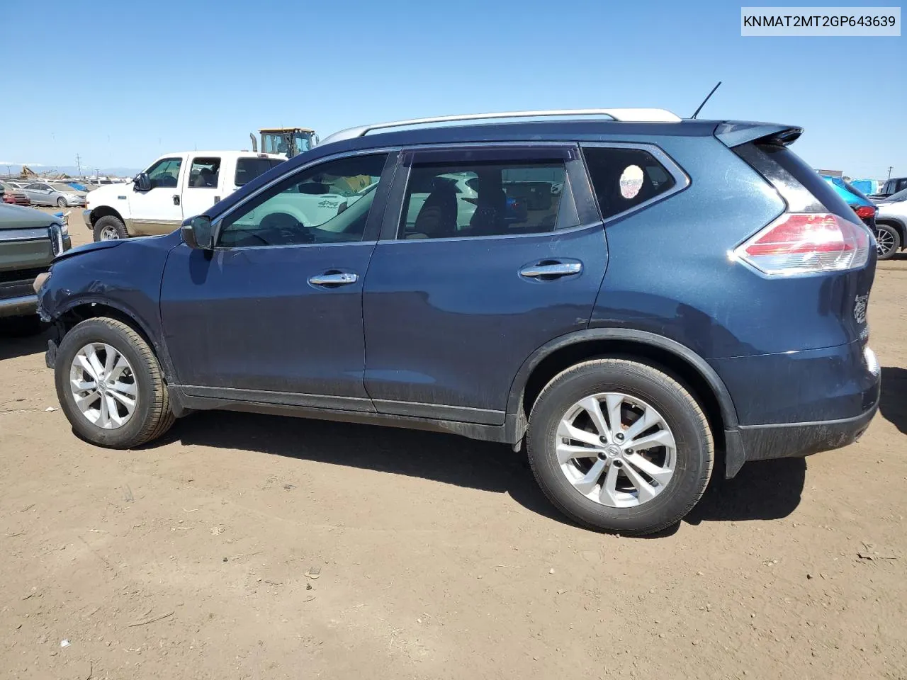 KNMAT2MT2GP643639 2016 Nissan Rogue S