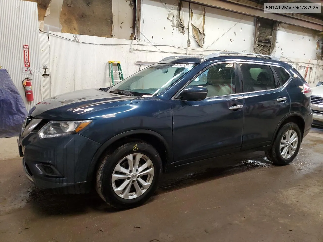 2016 Nissan Rogue S VIN: 5N1AT2MV7GC737925 Lot: 52506754