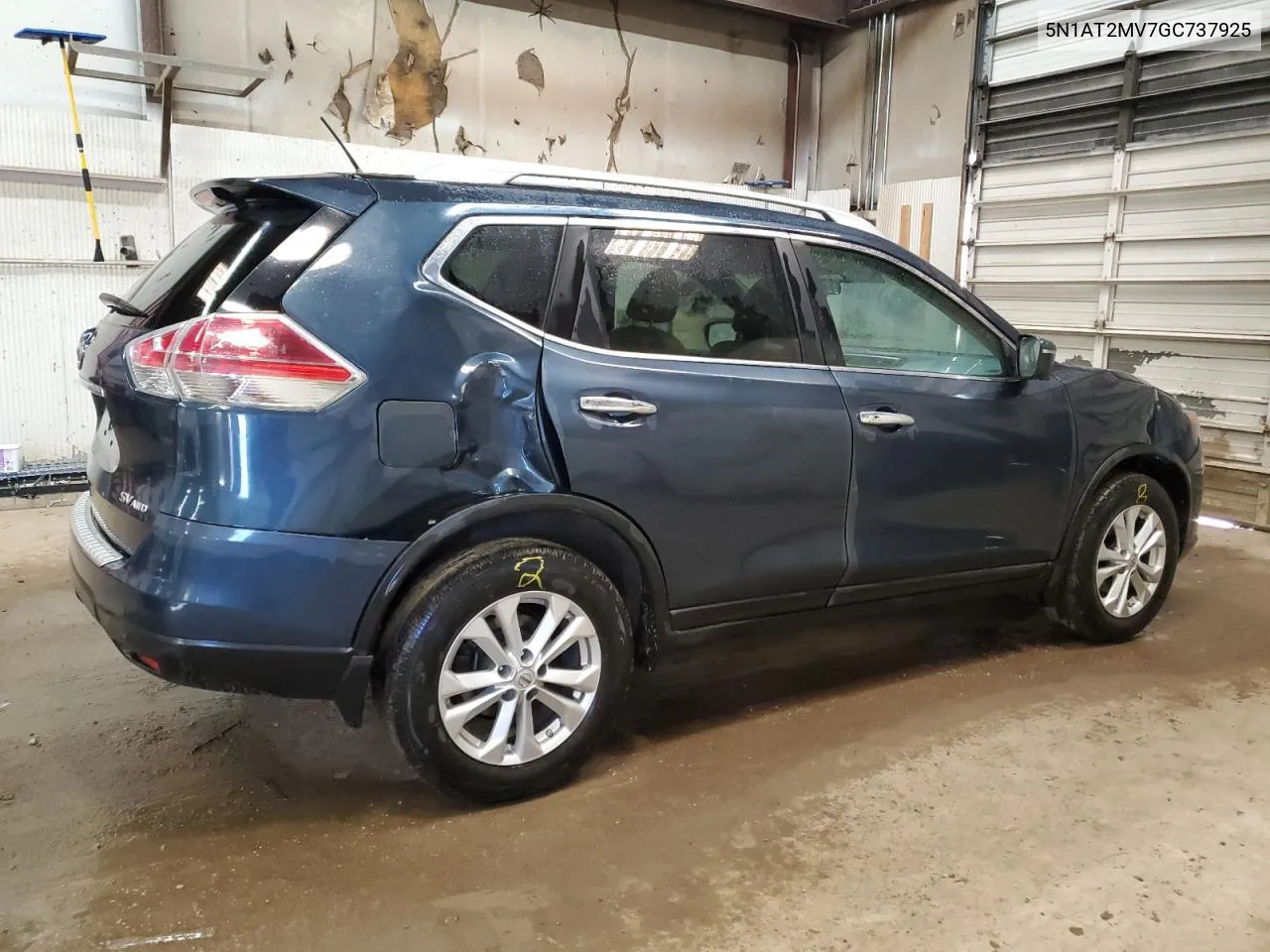 2016 Nissan Rogue S VIN: 5N1AT2MV7GC737925 Lot: 52506754