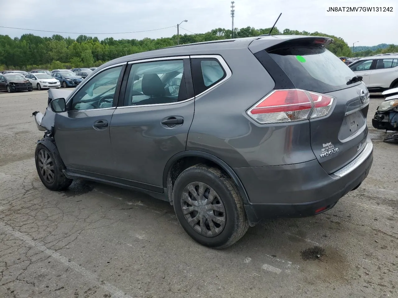 2016 Nissan Rogue S VIN: JN8AT2MV7GW131242 Lot: 52644184