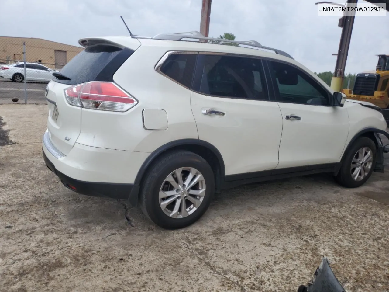 2016 Nissan Rogue S VIN: JN8AT2MT2GW012934 Lot: 54242844