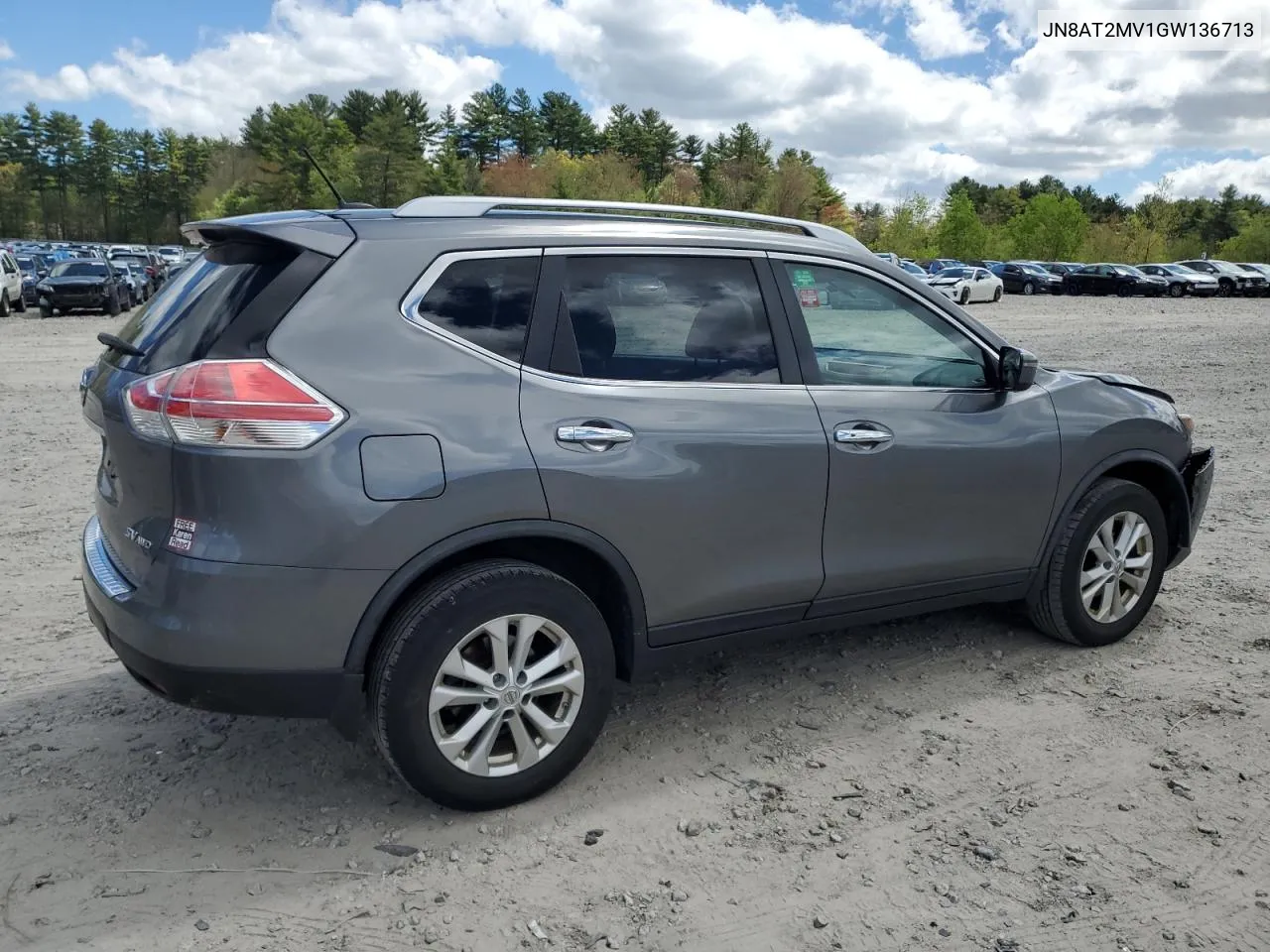 2016 Nissan Rogue S VIN: JN8AT2MV1GW136713 Lot: 54354084