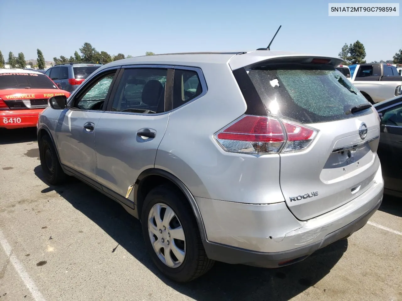 2016 Nissan Rogue S VIN: 5N1AT2MT9GC798594 Lot: 54540994