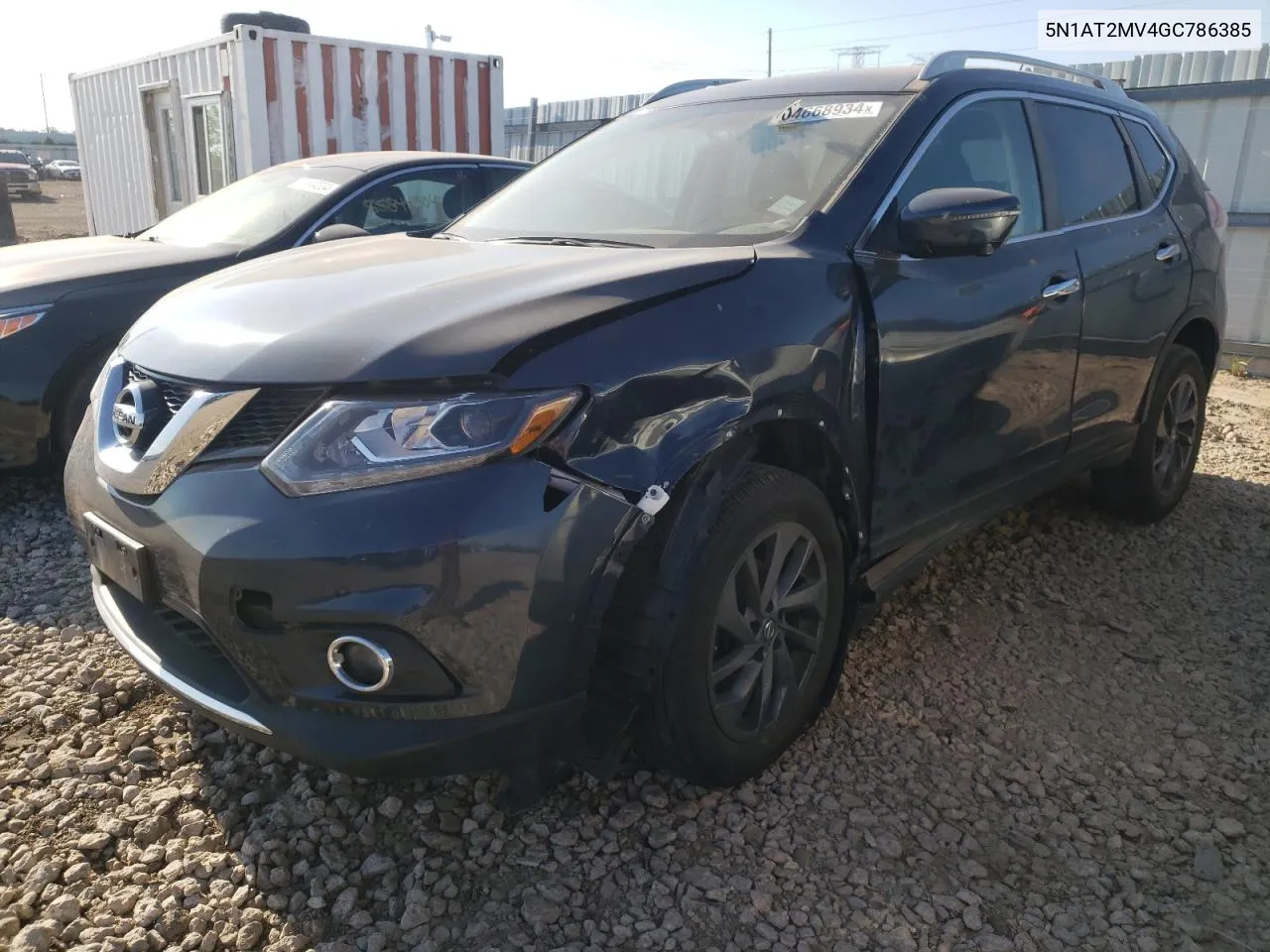 2016 Nissan Rogue S VIN: 5N1AT2MV4GC786385 Lot: 54668934