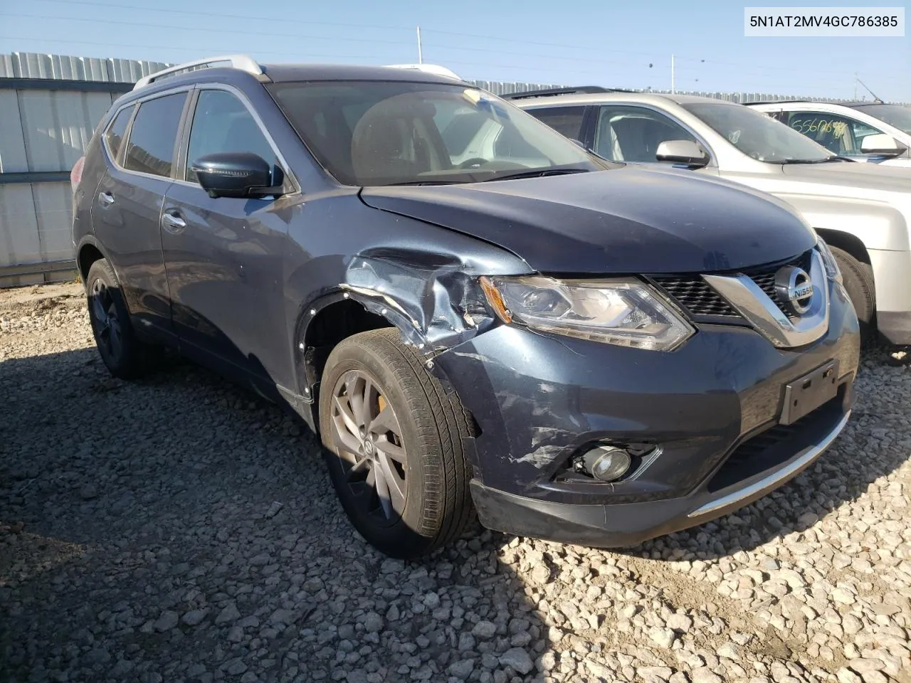 2016 Nissan Rogue S VIN: 5N1AT2MV4GC786385 Lot: 54668934