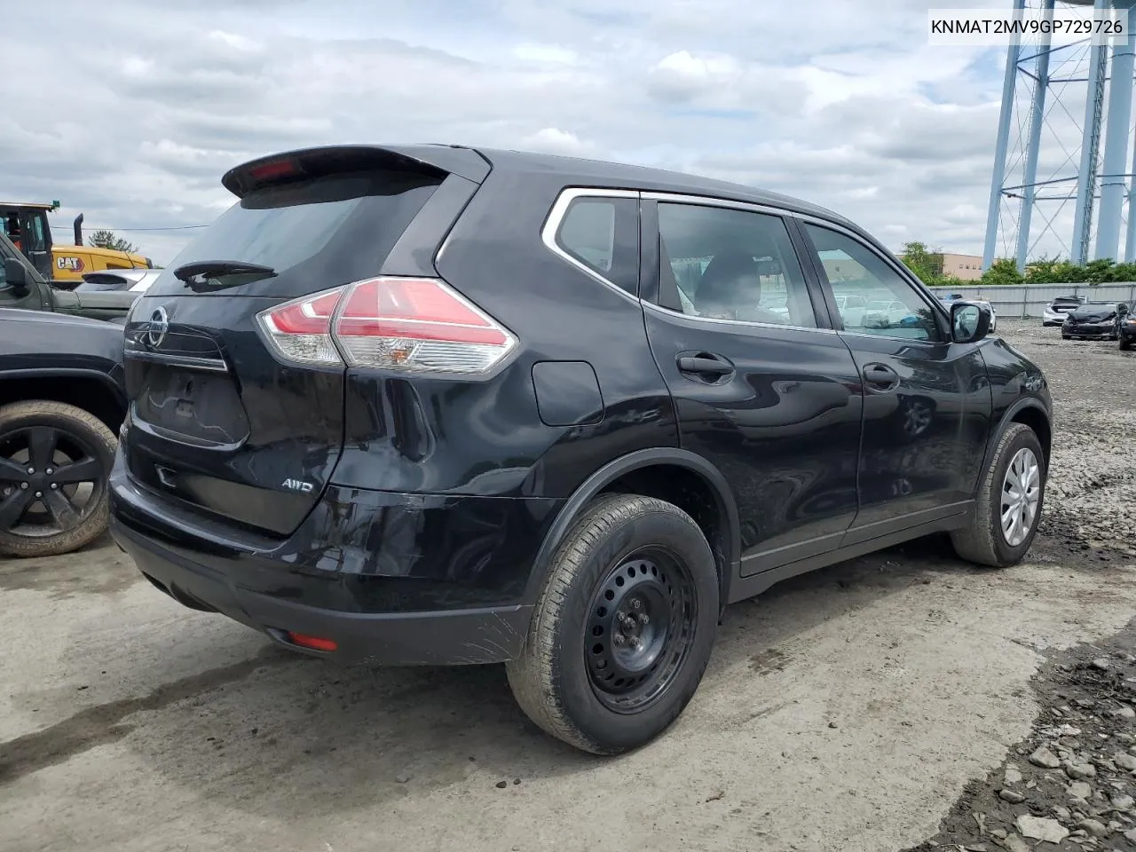 2016 Nissan Rogue S VIN: KNMAT2MV9GP729726 Lot: 54717244