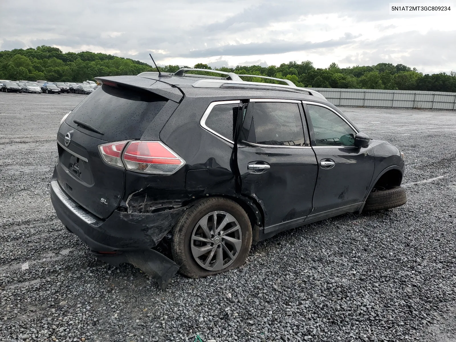 2016 Nissan Rogue S VIN: 5N1AT2MT3GC809234 Lot: 54905614