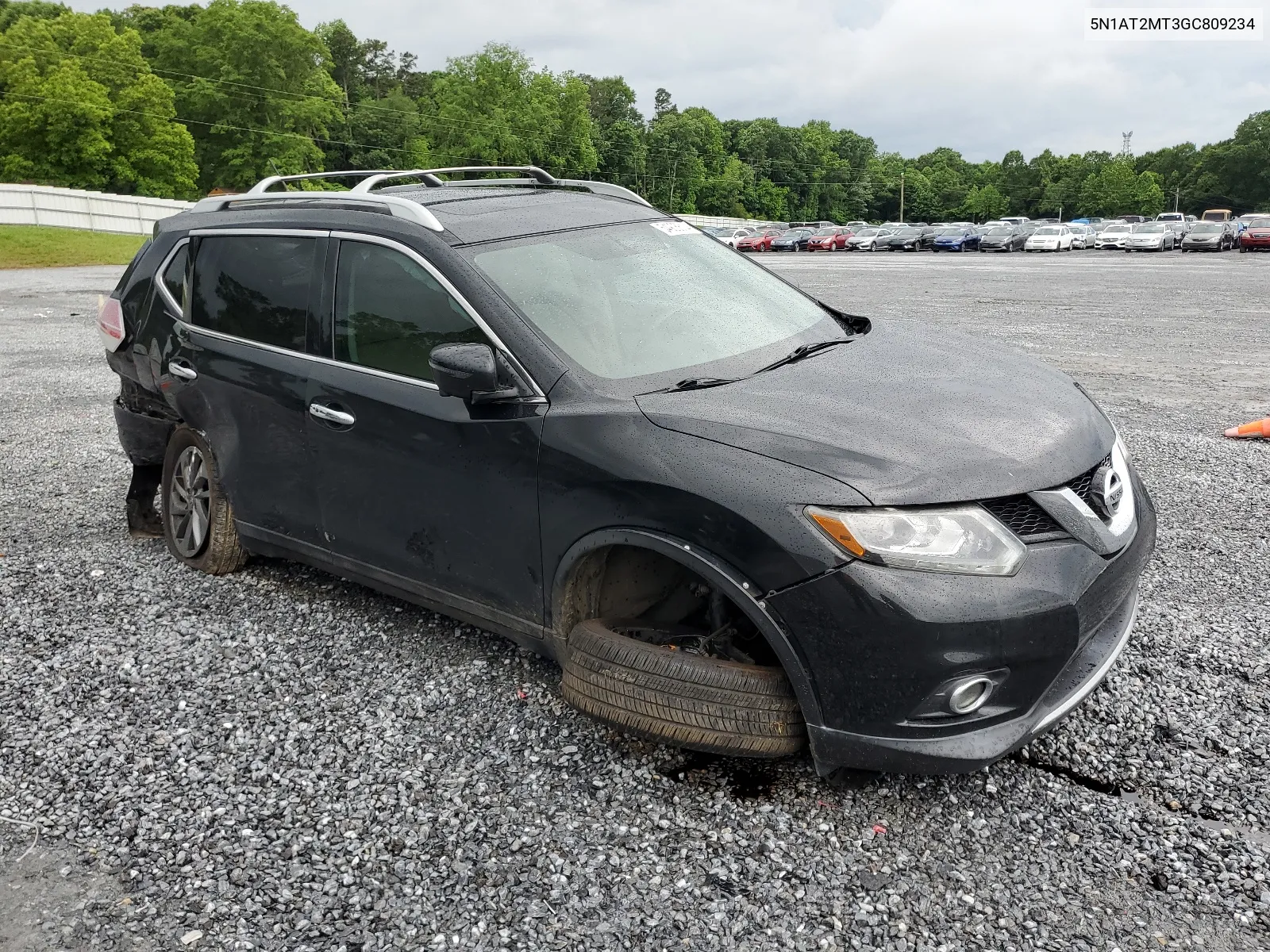 2016 Nissan Rogue S VIN: 5N1AT2MT3GC809234 Lot: 54905614