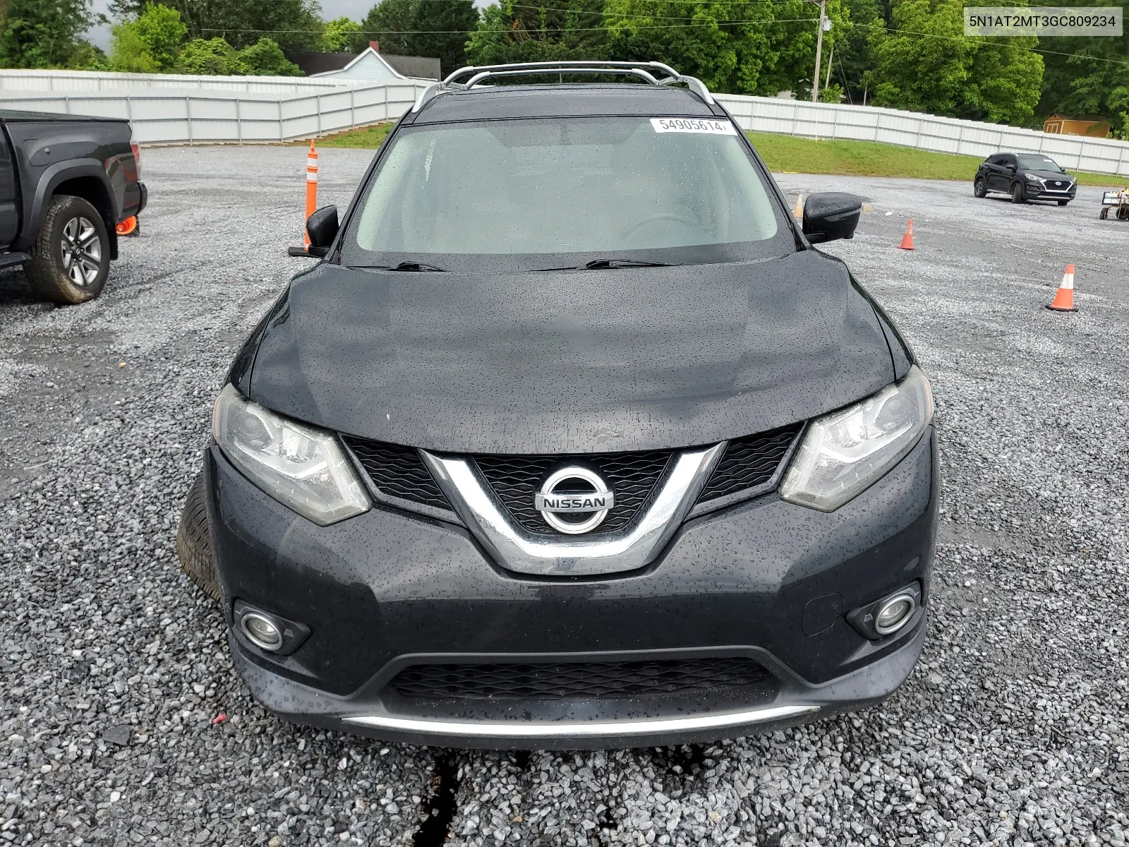 2016 Nissan Rogue S VIN: 5N1AT2MT3GC809234 Lot: 54905614