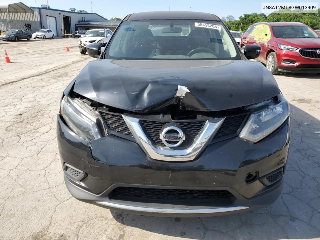 2016 Nissan Rogue S VIN: JN8AT2MT8GW013909 Lot: 55456264