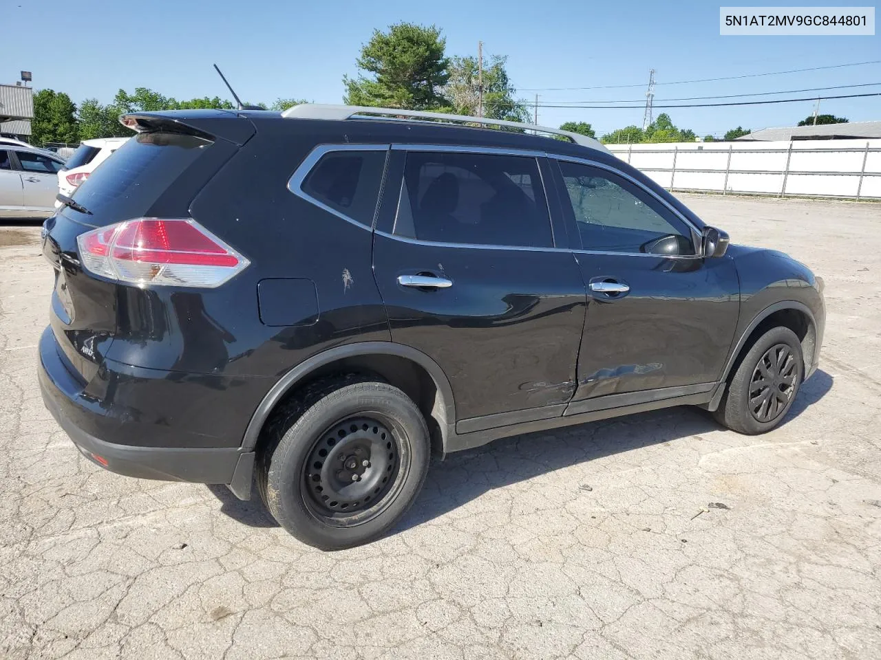 2016 Nissan Rogue S VIN: 5N1AT2MV9GC844801 Lot: 58094484