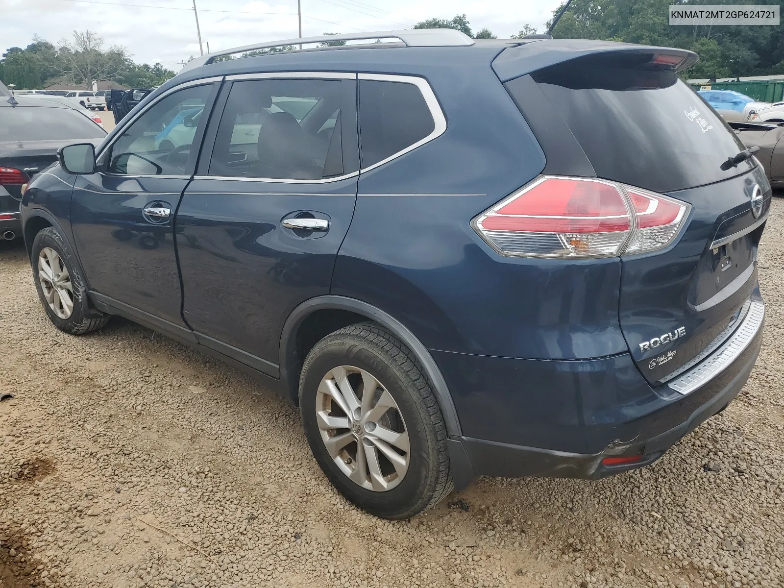 2016 Nissan Rogue S VIN: KNMAT2MT2GP624721 Lot: 59316034