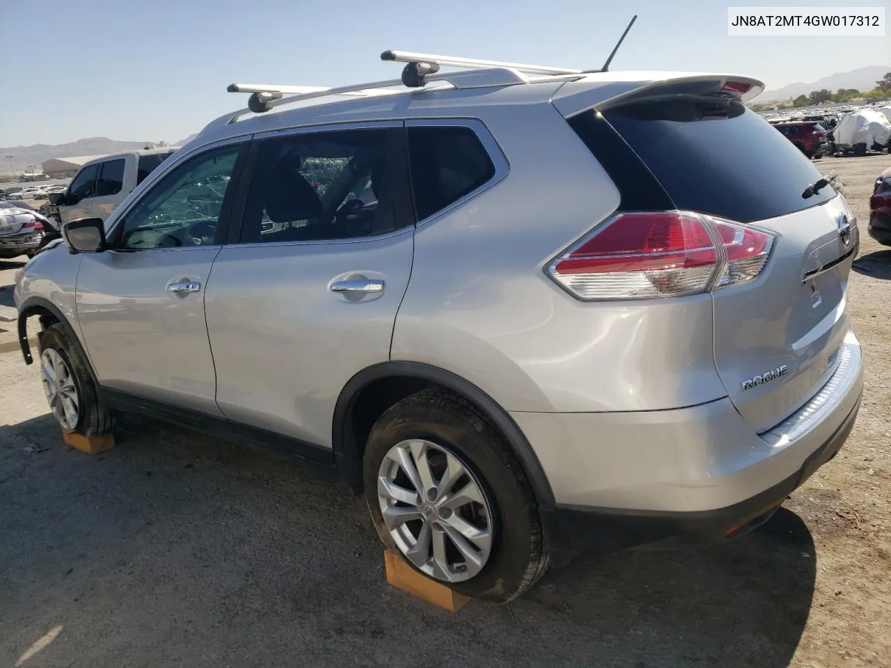 2016 Nissan Rogue S VIN: JN8AT2MT4GW017312 Lot: 59484054