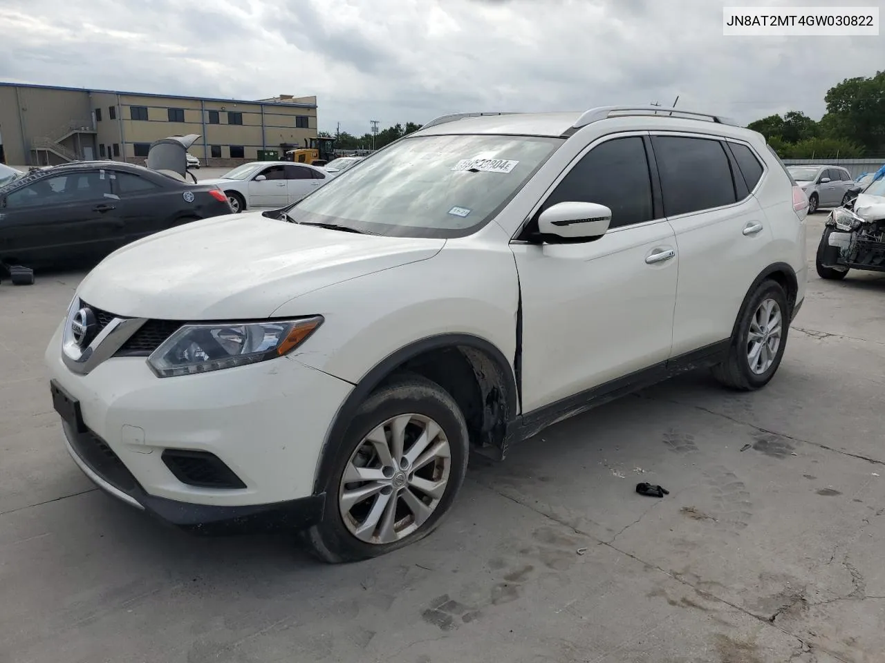 2016 Nissan Rogue S VIN: JN8AT2MT4GW030822 Lot: 59589804