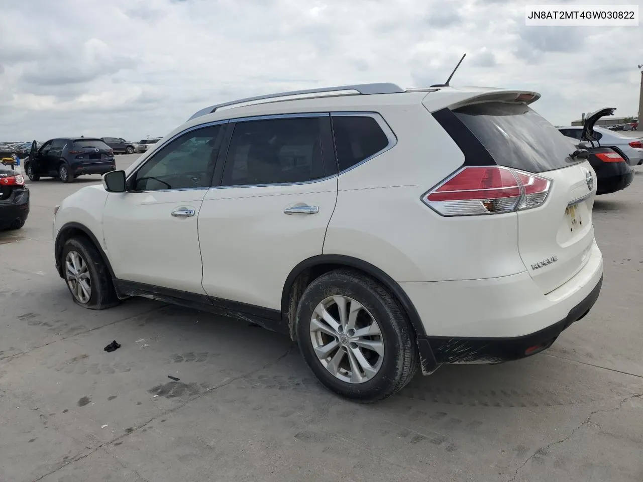 2016 Nissan Rogue S VIN: JN8AT2MT4GW030822 Lot: 59589804