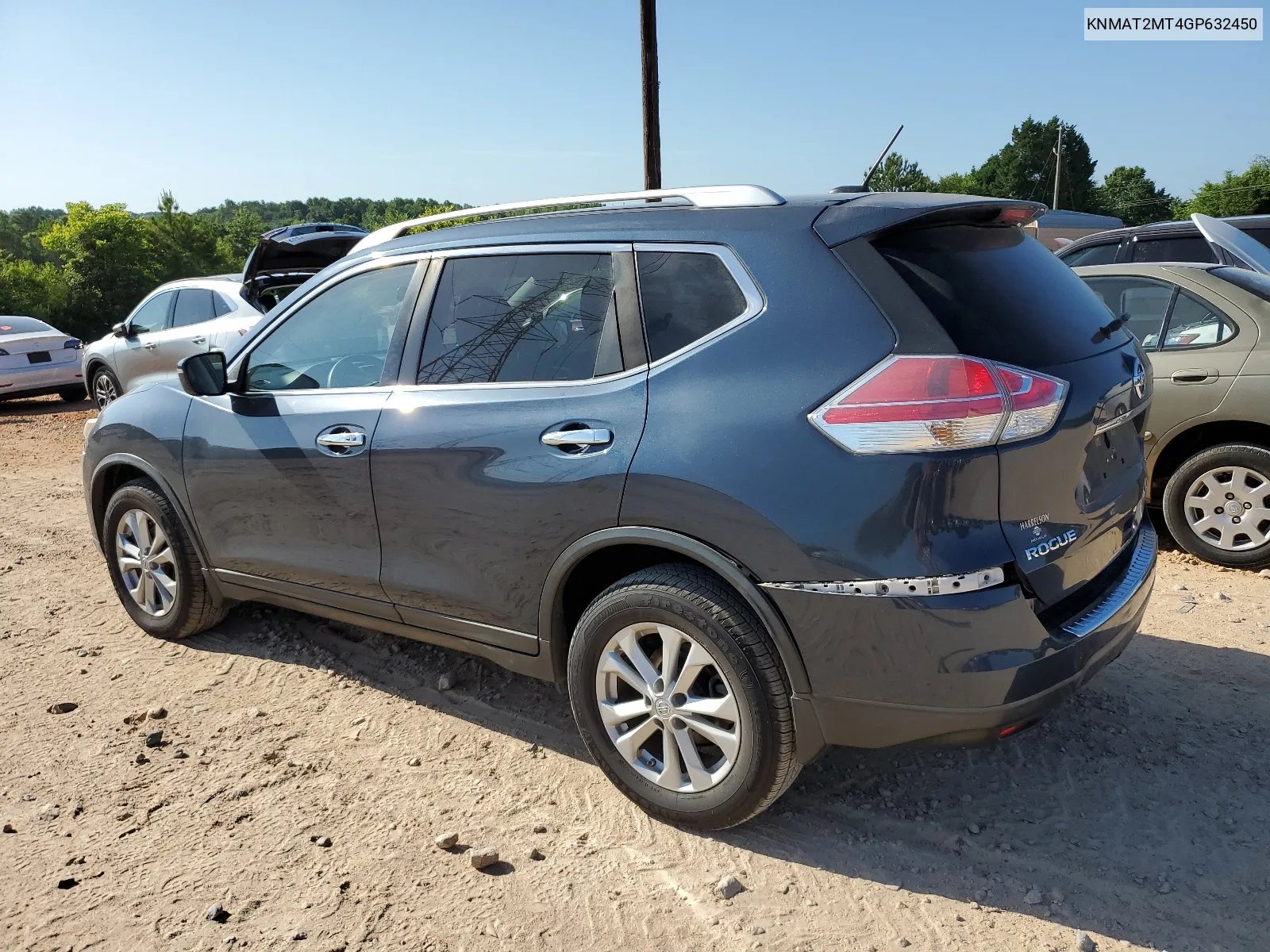 2016 Nissan Rogue S VIN: KNMAT2MT4GP632450 Lot: 59878384