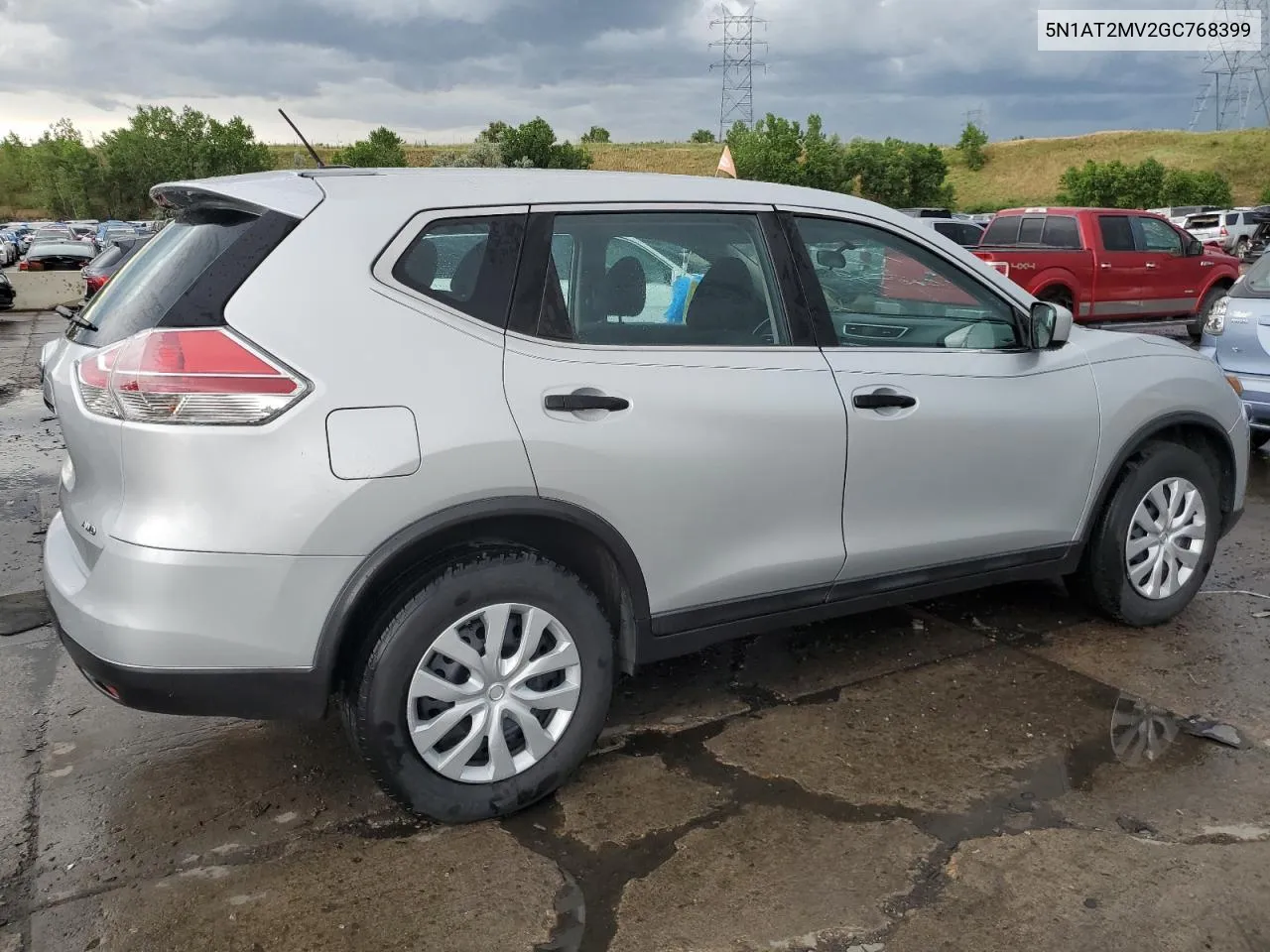 2016 Nissan Rogue S VIN: 5N1AT2MV2GC768399 Lot: 59926894