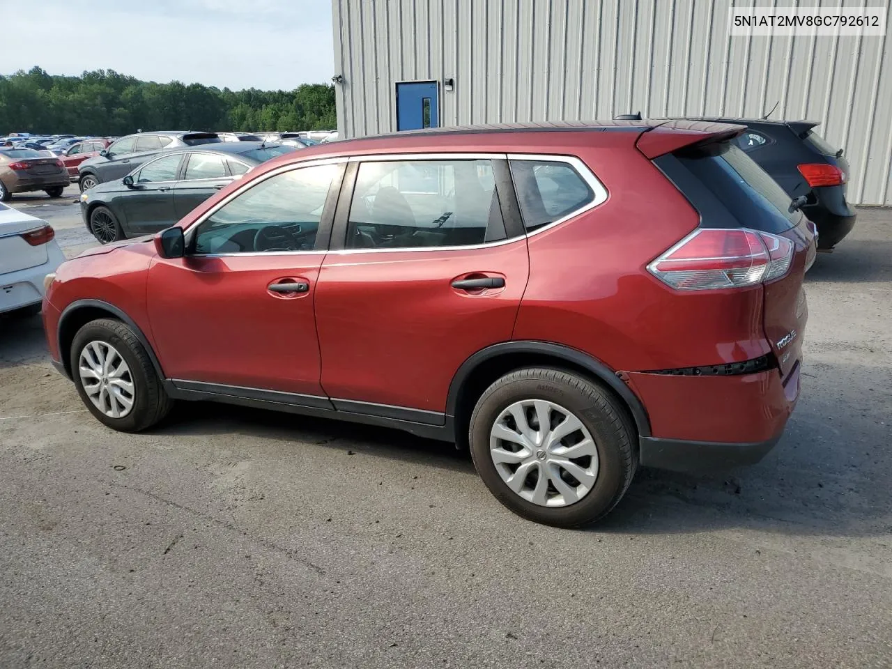 2016 Nissan Rogue S VIN: 5N1AT2MV8GC792612 Lot: 60383134