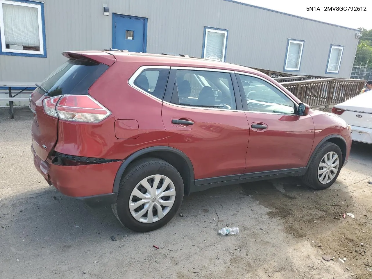 2016 Nissan Rogue S VIN: 5N1AT2MV8GC792612 Lot: 60383134