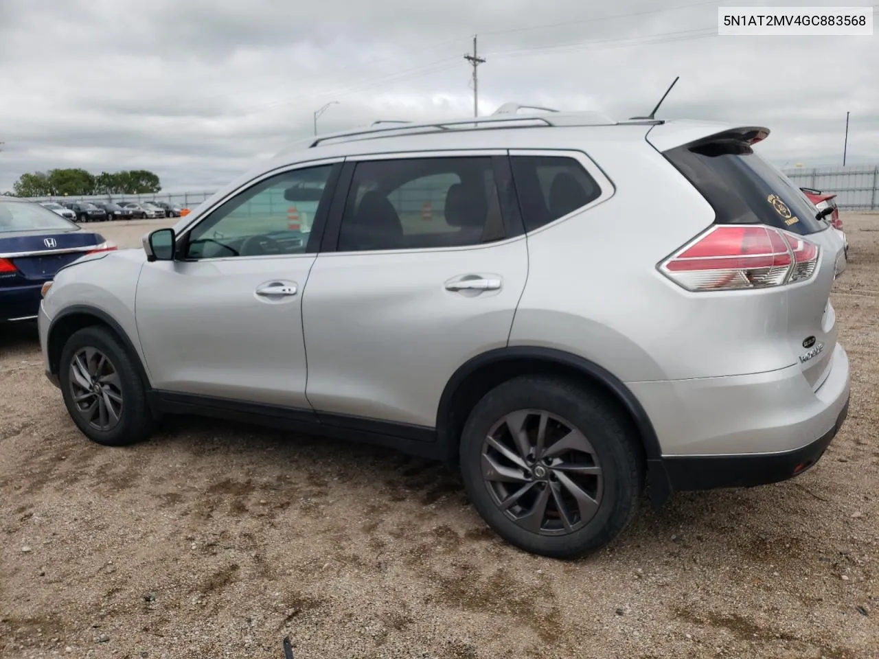 2016 Nissan Rogue S VIN: 5N1AT2MV4GC883568 Lot: 60856544