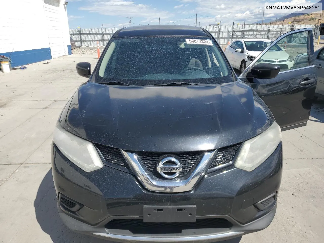 2016 Nissan Rogue S VIN: KNMAT2MV8GP648281 Lot: 60873804