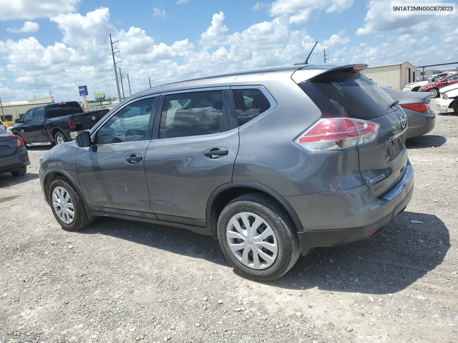 2016 Nissan Rogue S VIN: 5N1AT2MN0GC873023 Lot: 60963334