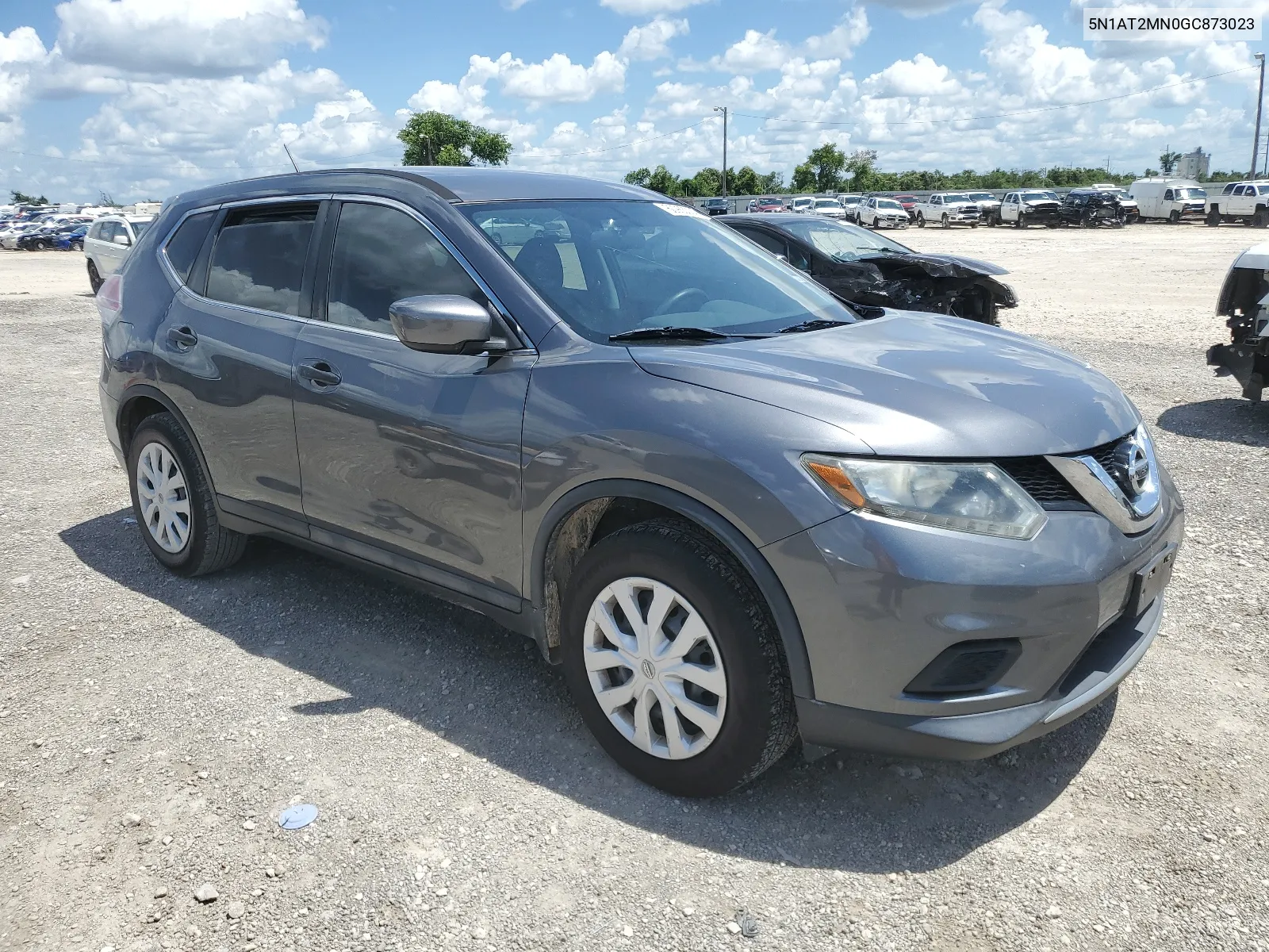 2016 Nissan Rogue S VIN: 5N1AT2MN0GC873023 Lot: 60963334