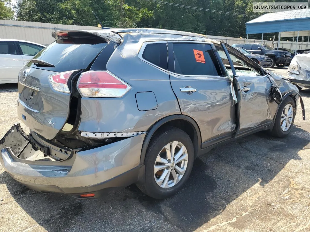 KNMAT2MT0GP691009 2016 Nissan Rogue S