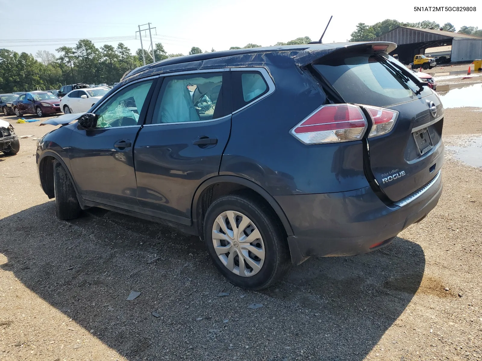 2016 Nissan Rogue S VIN: 5N1AT2MT5GC829808 Lot: 61144984