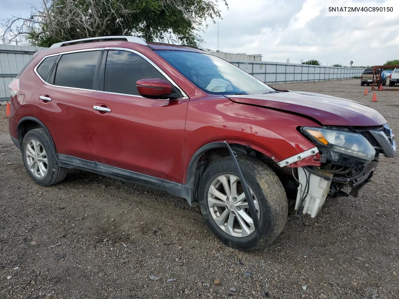 2016 Nissan Rogue S VIN: 5N1AT2MV4GC890150 Lot: 61242764