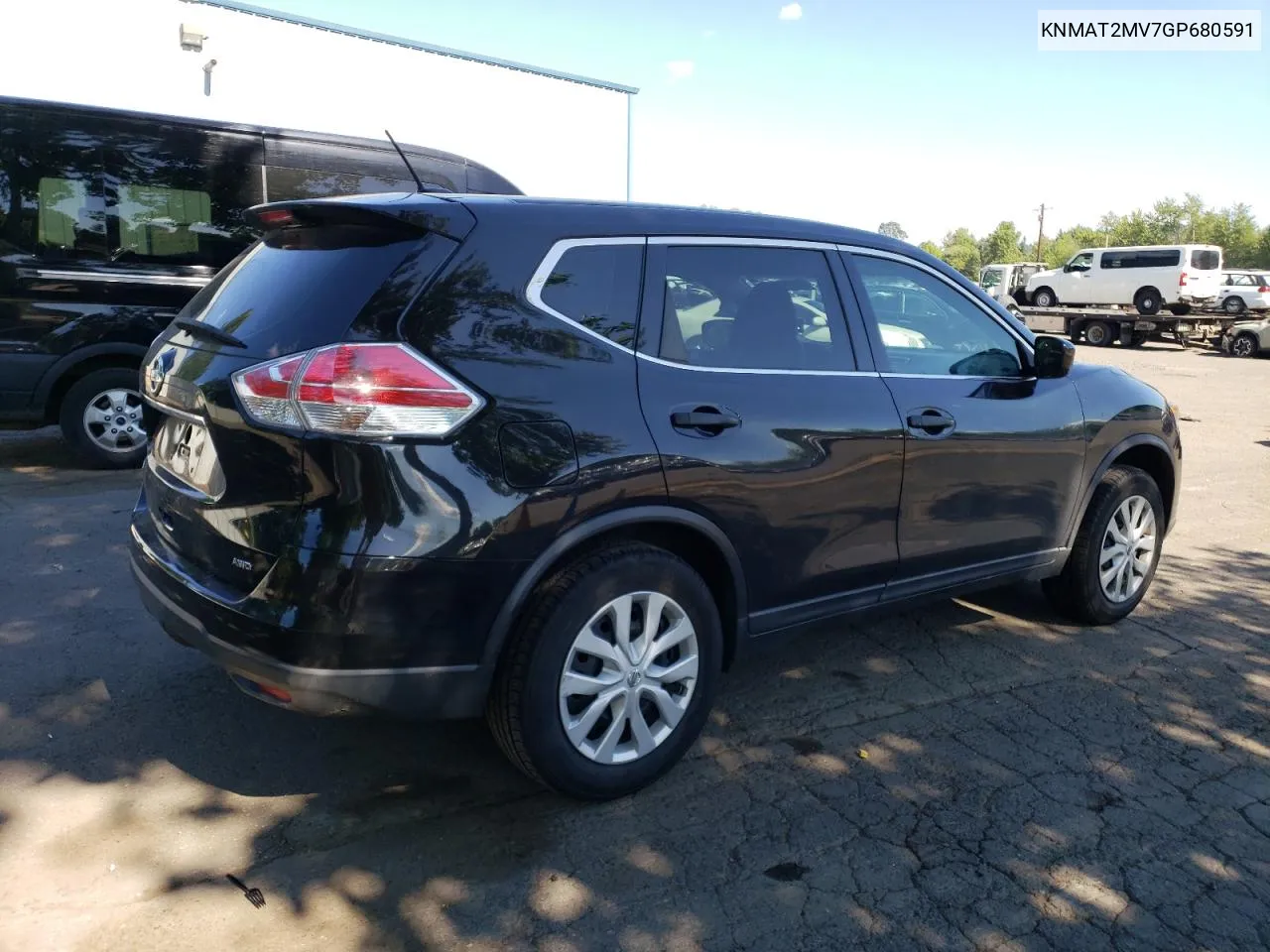 2016 Nissan Rogue S VIN: KNMAT2MV7GP680591 Lot: 61658004