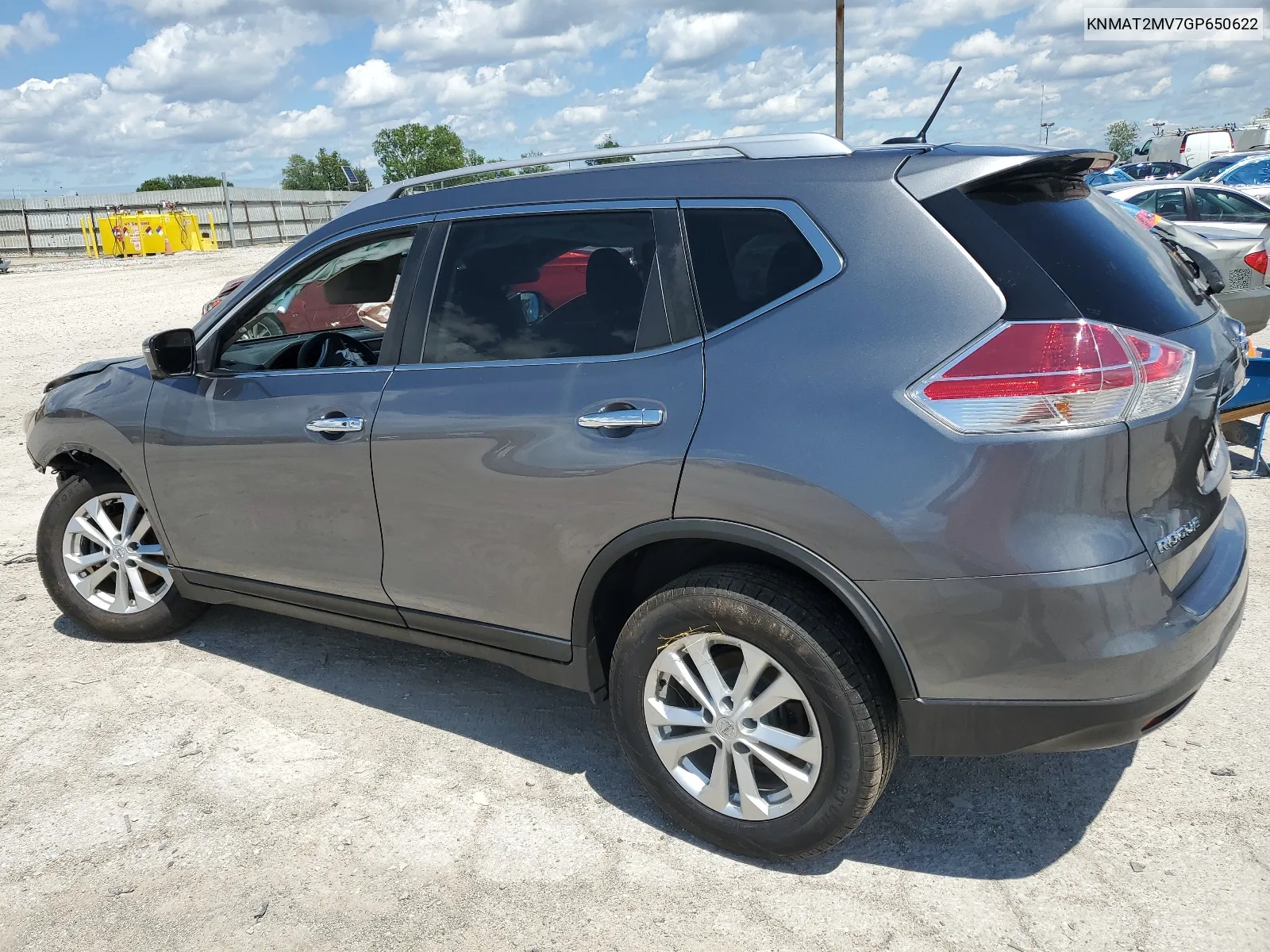 2016 Nissan Rogue S VIN: KNMAT2MV7GP650622 Lot: 61750494